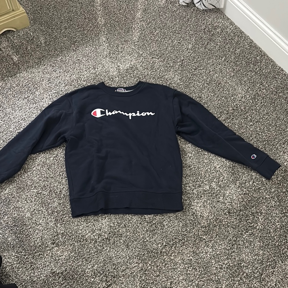 Champion Women’s  Navy Cru neck
